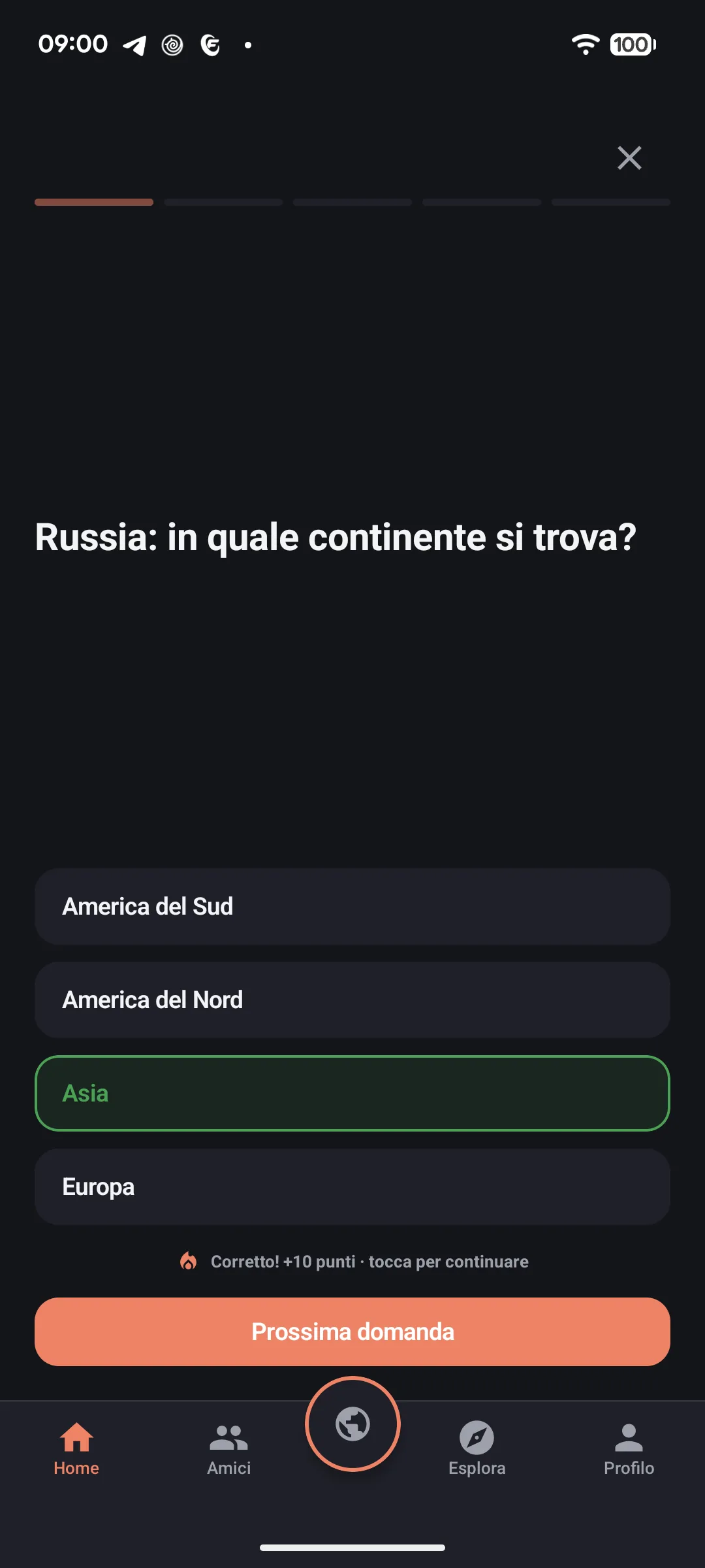 Metti alla prova la tua geografia